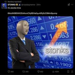 STONKS logotipas