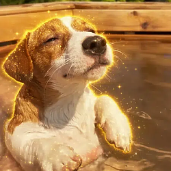 Логотип splashing dog